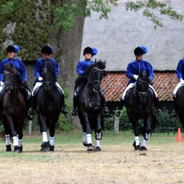 Friezengroep Nemo,s Bern te zien tijdens Paard Balkbrug!